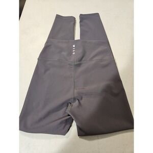 Wilo The Label Leggings 25"Wx23"L Ribbed Small Gray (1880
